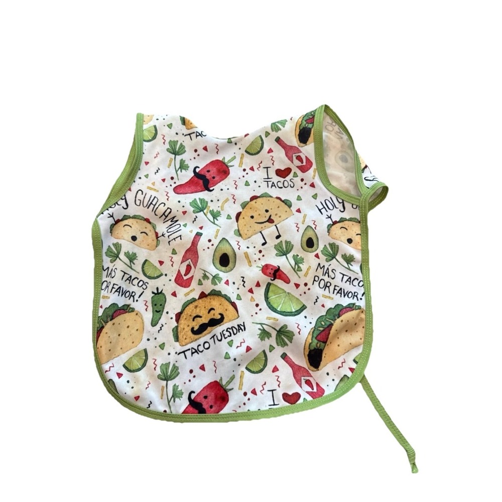 Bapron baby bib taco night Mexican theme‎